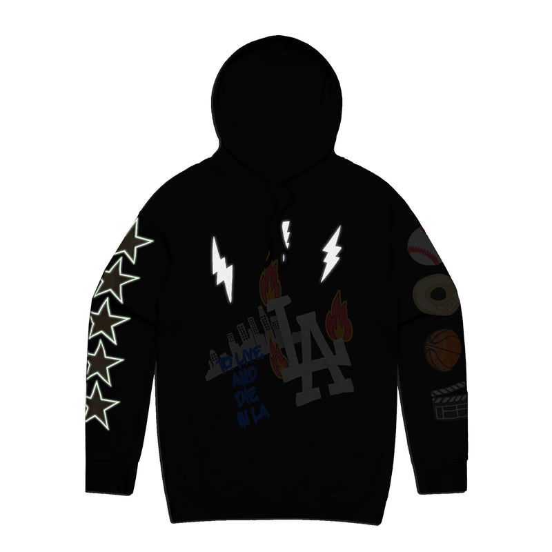 City of Champions LA Hoodie - 3M/Glow/Black