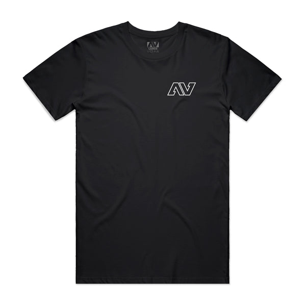 AV - "ESSENTIAL" TEE - BLACK