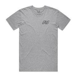 AV - "ESSENTIAL" TEE - HEATHER