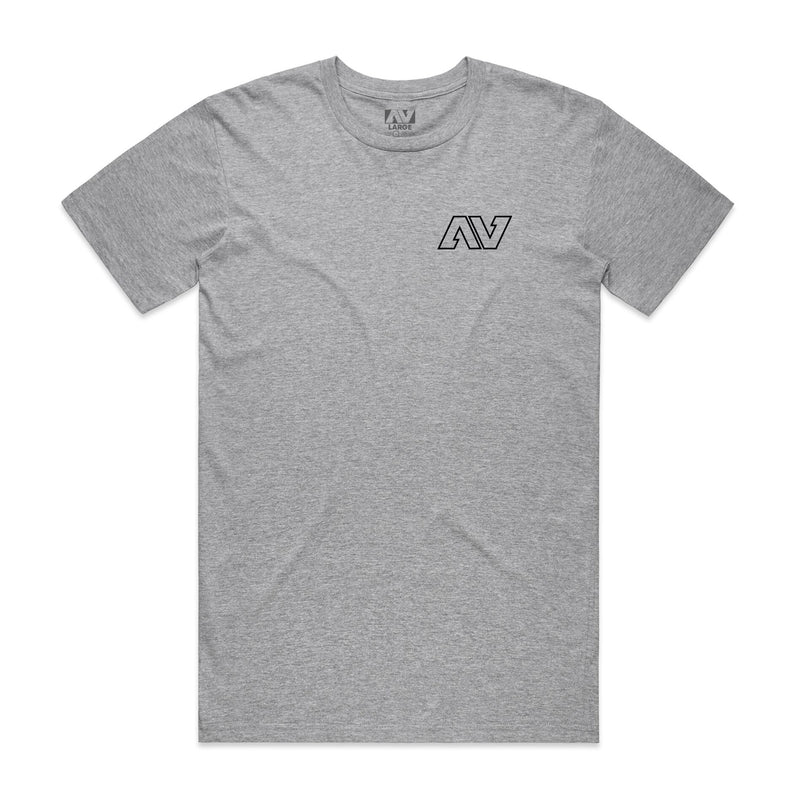 AV - "ESSENTIAL" TEE - HEATHER