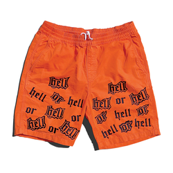 LEGIT ONE - HELL OR HELL® SHORTS - ORANGE