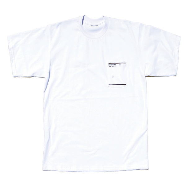 LEGIT ONE - "PRIORITYMAIL®" TEE - WHITE