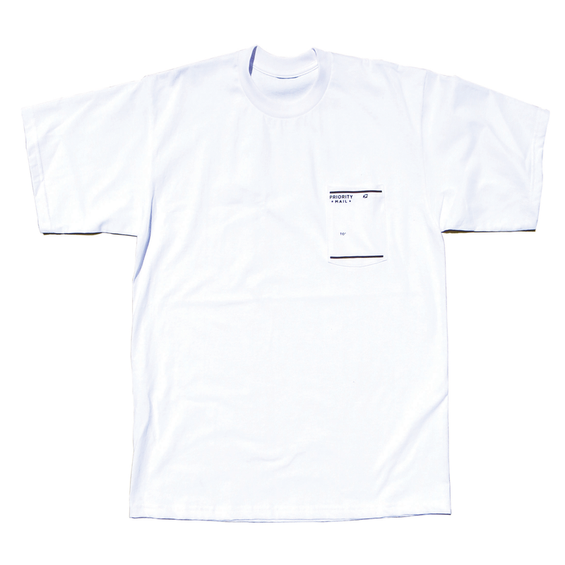 LEGIT ONE - "PRIORITYMAIL®" TEE - WHITE