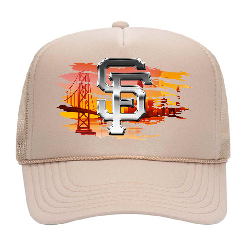 "Frisco" Foam Trucker - Tan